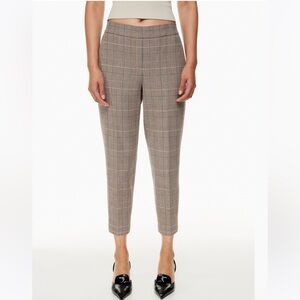 Aritzia Cohen Pant Plaid size 4
